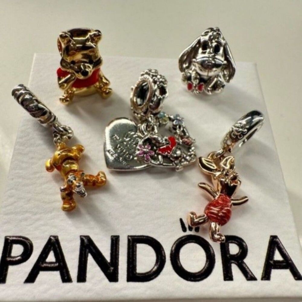 Pandora x Disney Winnie the Pooh Tigger Dangle Charm 792213CO1 - Picture 12 of 12